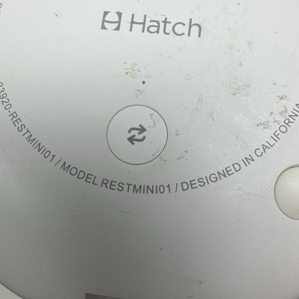 Hatch Rest Mini 01 Sound Machine RESTMINI01 w/ Power Supply Tested Works - Picture 7 of 7